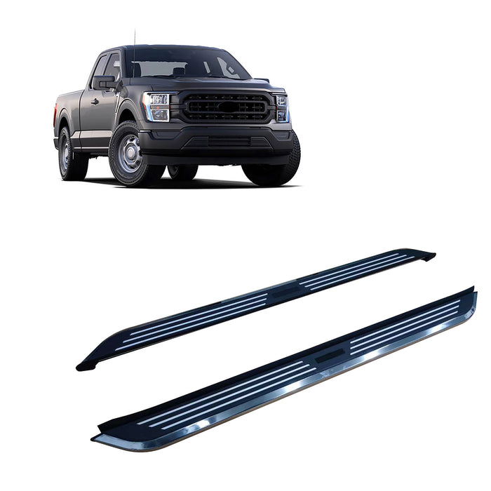 Black Horse Off Road PIF279 Black & Silver Aluminum - Truck Part Superstore