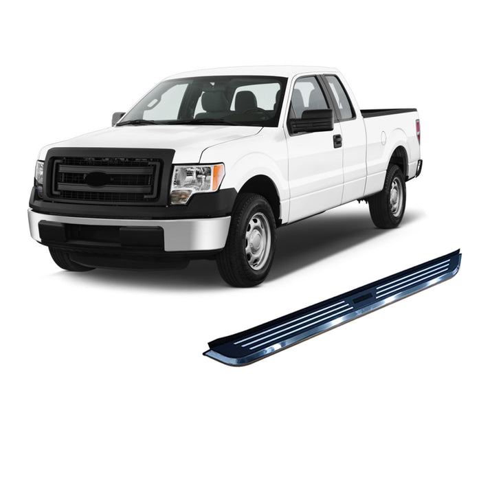 Black Horse Off Road PIF379 Black & Silver Aluminum - Truck Part Superstore