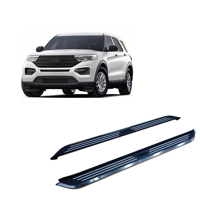 Black Horse Off Road PIF579 Black & Silver Aluminum - Truck Part Superstore