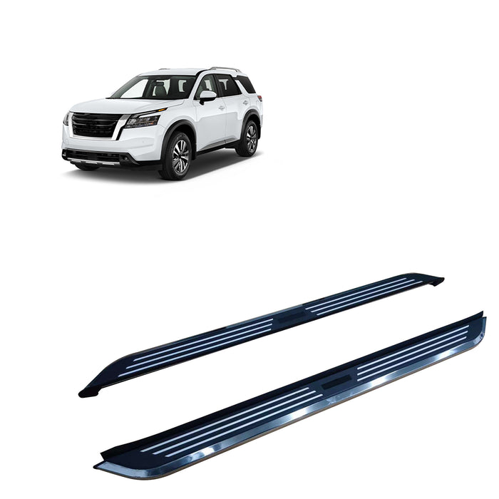 Black Horse Off Road PINI373 Black & Silver Aluminum - Truck Part Superstore