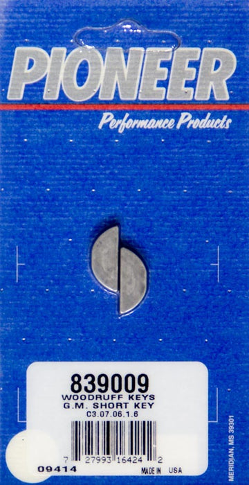 PIONEER 839009 Woodruff Key Kit