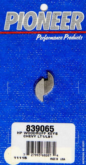 PIONEER 839065 Wooddruff Key - Chevy LS1/LT1 - 3/16 x 3/4 in
