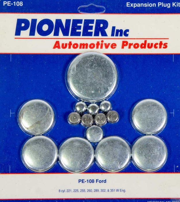 PIONEER PE108 302 Ford Freeze Plug Kit