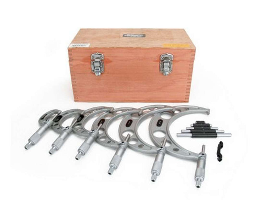 POWERHOUSE 152006 Outside Micrometer Set - 0 to 6in