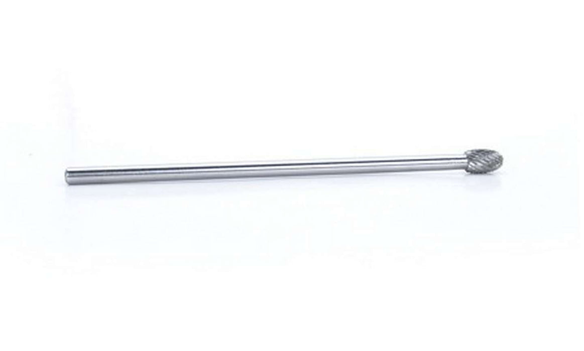 POWERHOUSE 353606 Carbide Burr - Dbl Cut Solid 3/8 Oval w/6in Shk