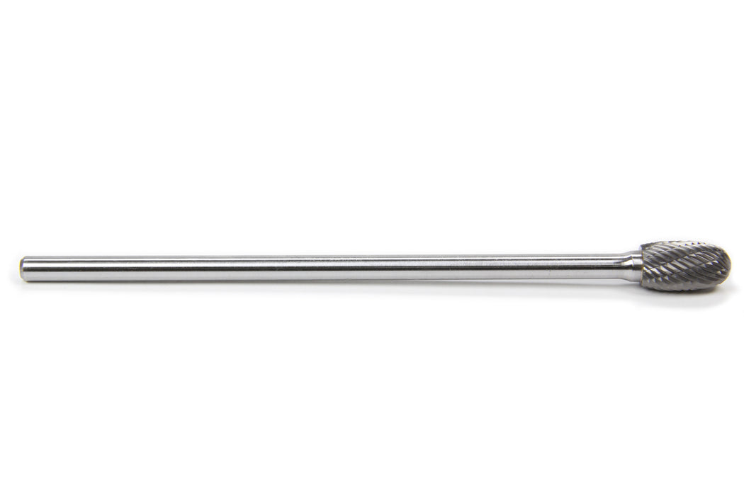 POWERHOUSE 355606 Carbide Burr - Dbl Cut Solid 1/2 Oval w/6in Shk