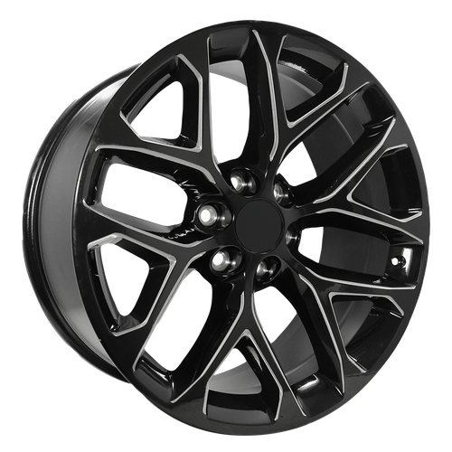 Performance Replicas 177M-2295824 PR177 22X9 6X5.5 G-BLK MILL 24MM - Truck Part Superstore
