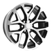 Performance Replicas 177BM-2295824 PR177 22X9 6X5.5 G-BLK MACH-FC 24MM - Truck Part Superstore