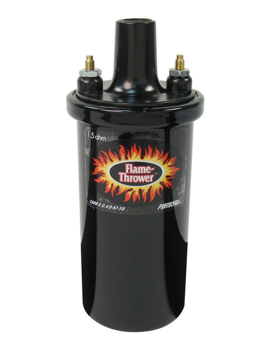 PERTRONIX IGNITION 40011 Flame-Thrower Coil - Black Oil Filled 1.5 ohm