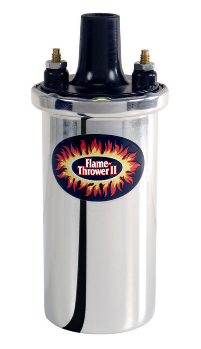 PERTRONIX IGNITION 45001 Flame-Thrower II Coil - Chrome- Oil Filled