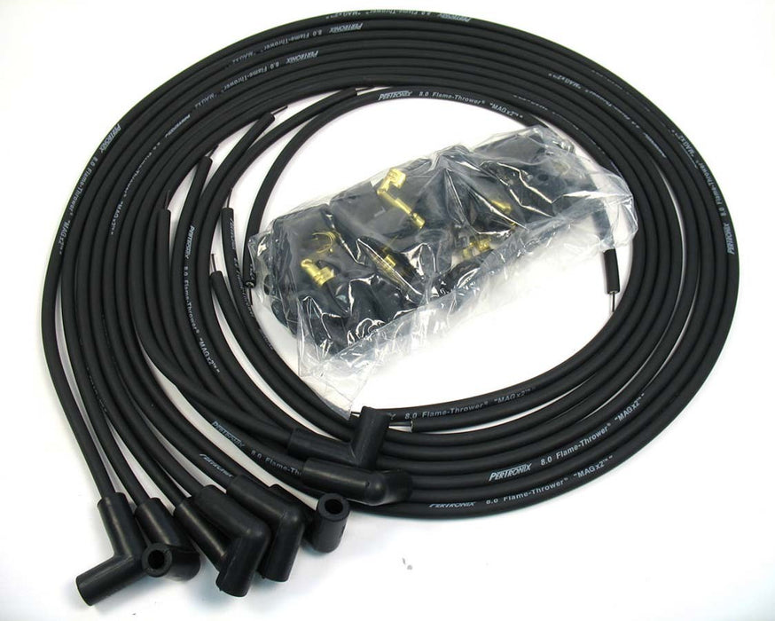 PERTRONIX IGNITION 808290 8MM Universal Wire Set - Black