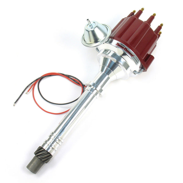 PERTRONIX IGNITION D100711 SBC/BBC Billet Dist. w/ Red Cap & Male Tower