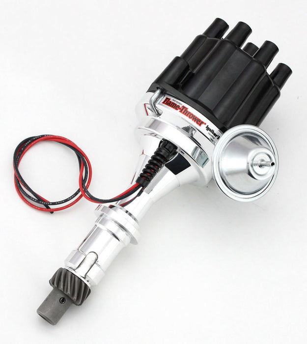 PERTRONIX IGNITION D120700 Pontiac V8 Billet Distributor w/Black Cap