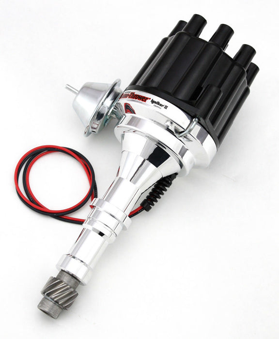 PERTRONIX IGNITION D151700 Buick Billet Distributor - V8 Black Cap