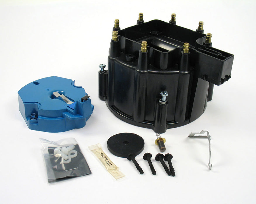 PERTRONIX IGNITION D4000 GM V8 Cap & Rotor Kit - Black