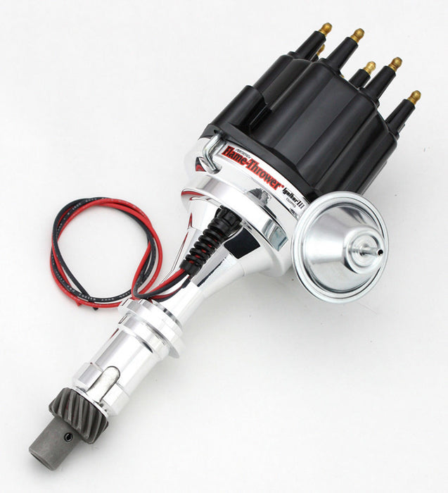 PERTRONIX IGNITION D7120710 Dist Billet I3 Pontiac V8 w/Black Male Cap
