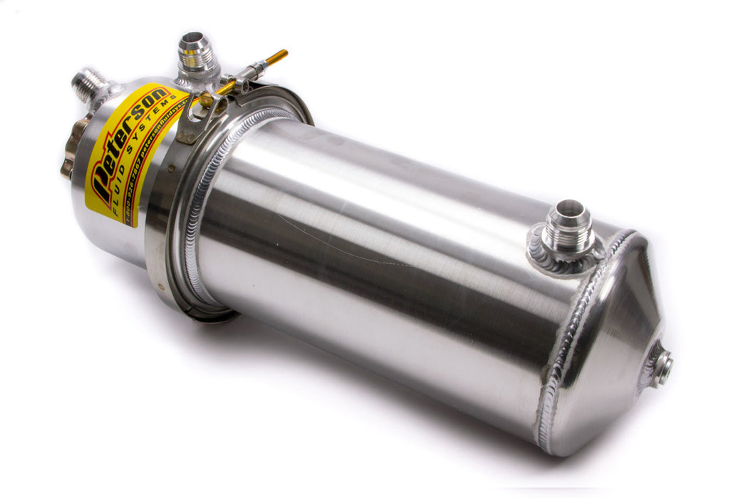 PETERSON FLUID 08-0023 Dry Sump Tank 1.5 Gal -12an Male Fittings