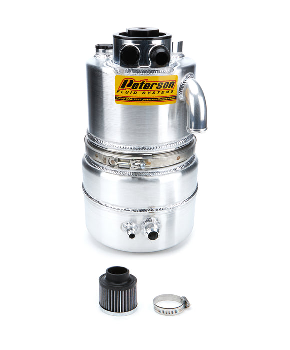 PETERSON FLUID 08-9019 Dry Sump Tank 5Gal w/ 10in Bottom