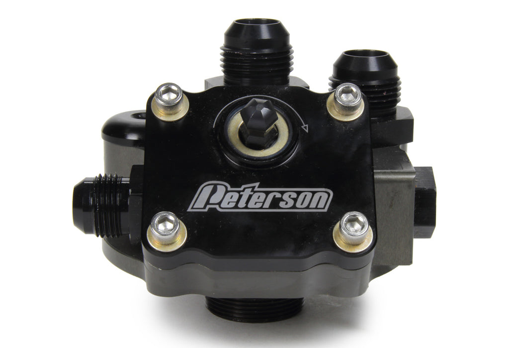 PETERSON FLUID 09-1563 Engine Primer Oil Filter Mount 12an