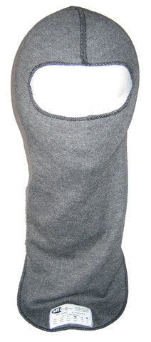 PXP RACEWEAR 2421 Head Sock Grey Single Eyeport 2 Layer