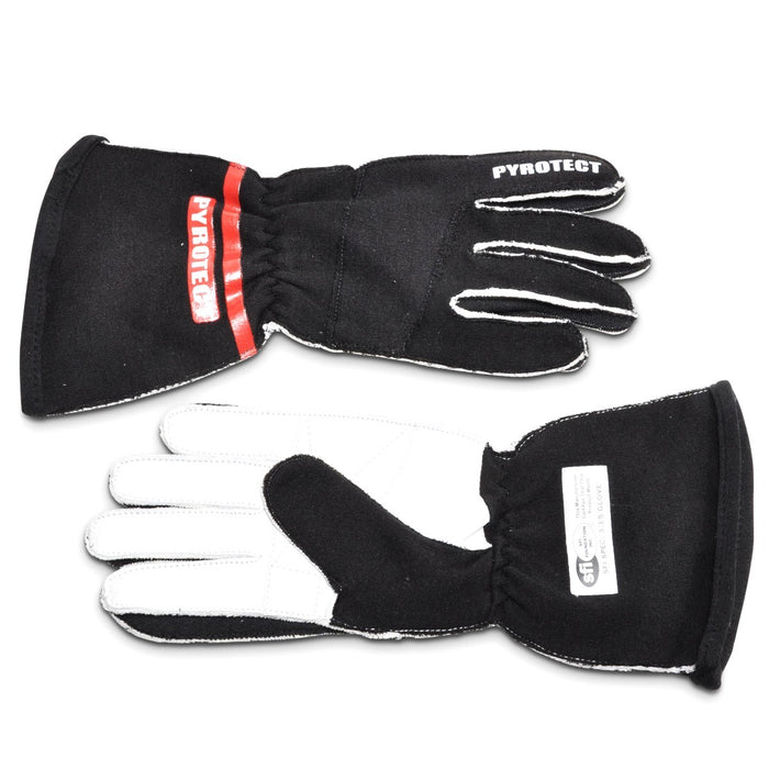 PYROTECT GP200420 Glove PRO 2 Layer Black Large SFI-5