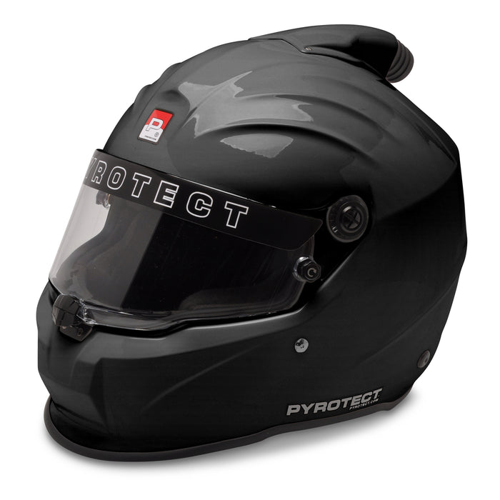 PYROTECT HB821720 Helmet Pro 3X-Lrg Gloss Black Top Air D/B SA2020