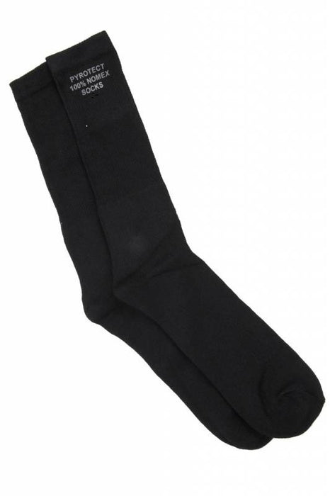 PYROTECT IS110320 Socks Black Nomex Large Sport SFI-1