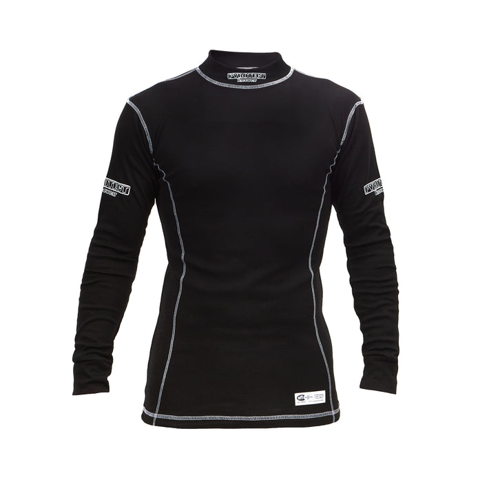 PYROTECT IT400320 Underwear Top Black Medium SFI-1