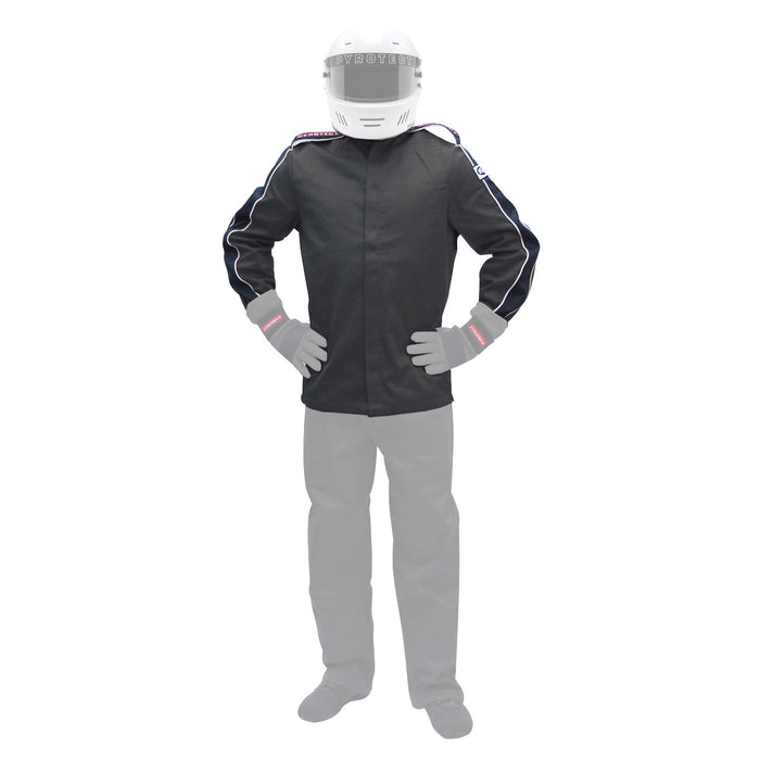 PYROTECT RJ200320 Jacket Deluxe X-Large Black SFI-5