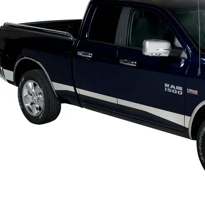 Putco 9751310 Stainless Steel Rocker Panel; 6 in. Wide; 12 pcs.;