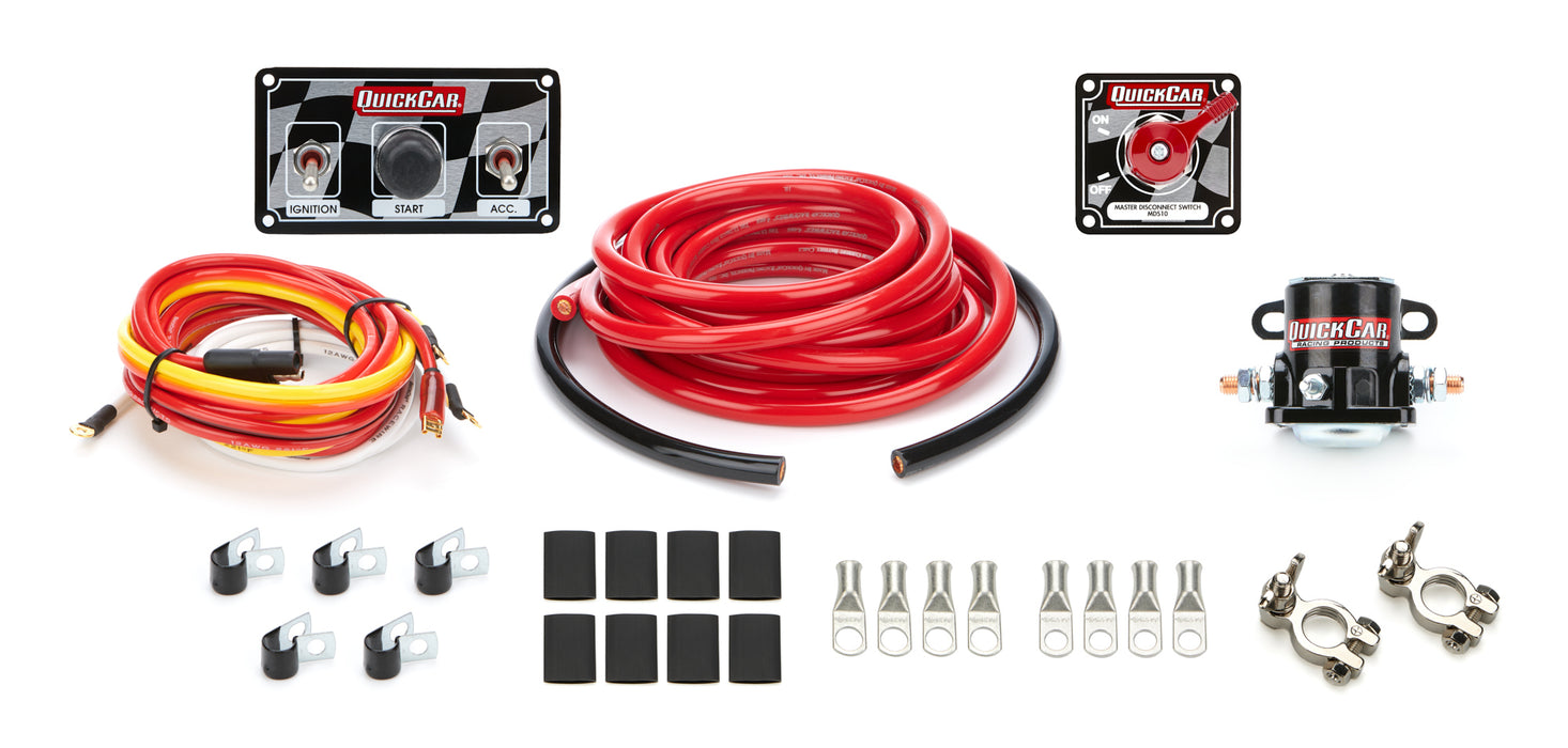 QUICKCAR RACING PRODUCTS 50-232 Wiring Kit Premium 4 Gauge