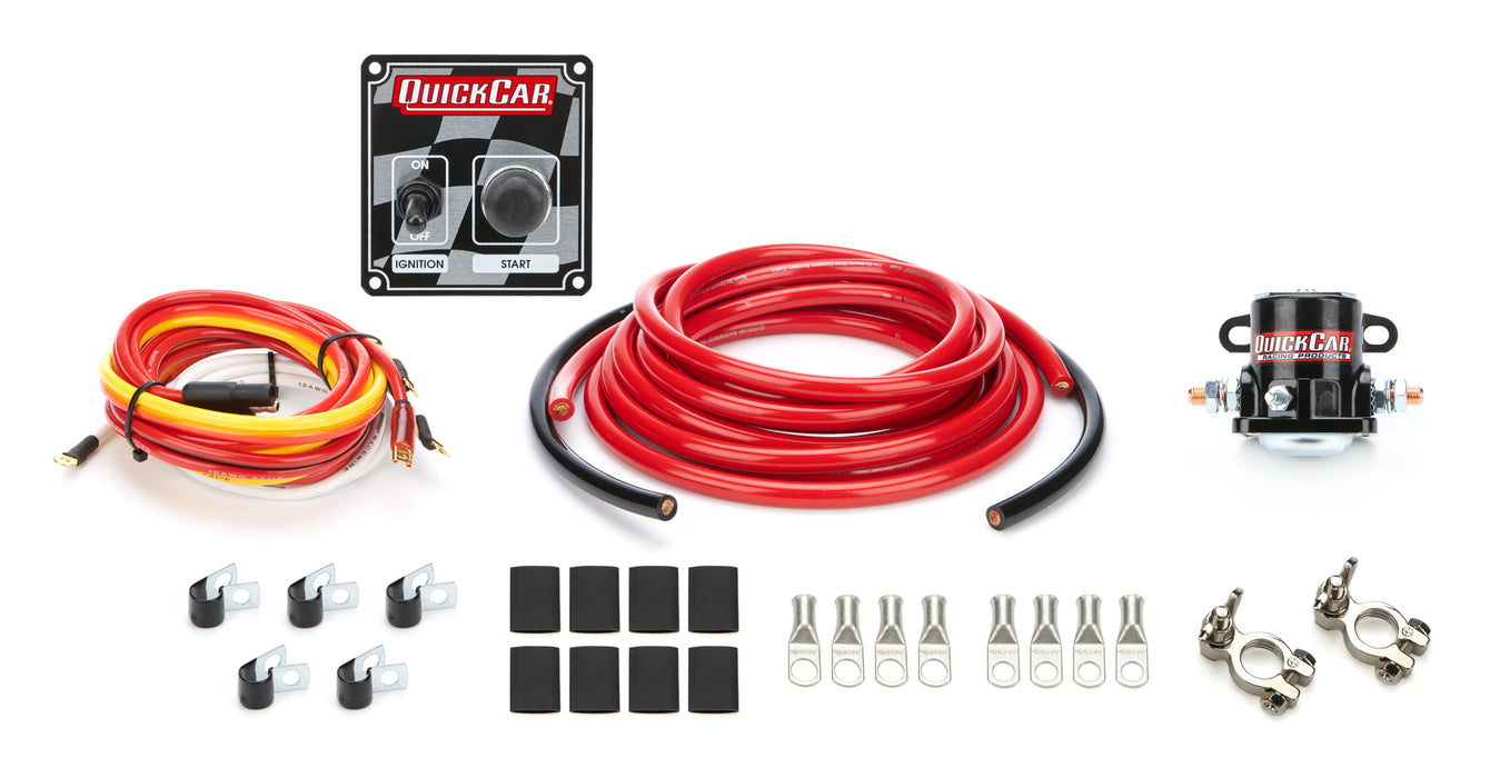 QUICKCAR RACING PRODUCTS 50-236 Wiring Kit 4 Gauge w/o Disconnect w/50-102 Ign
