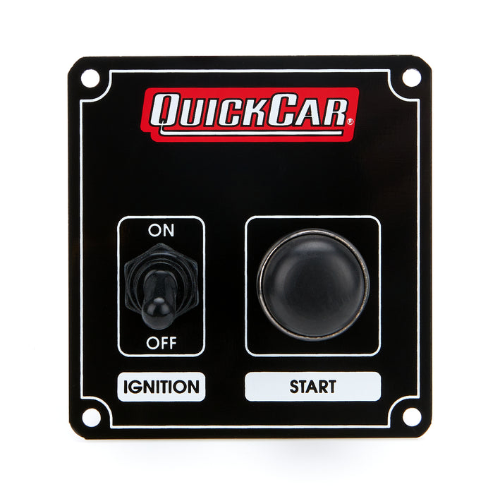QUICKCAR RACING PRODUCTS 50-802 Ignition Panel Black