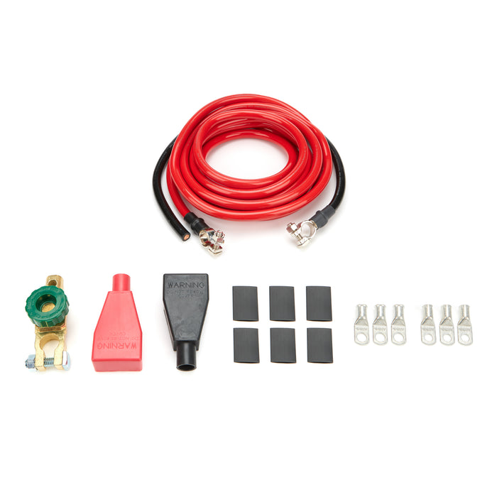 QUICKCAR RACING PRODUCTS 57-006 Battery Cable Kit 2 Ga. 15ft Red & 2ft Black