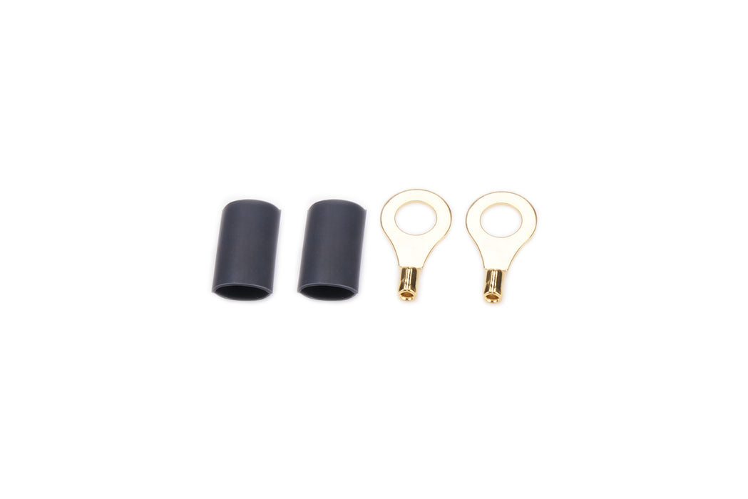 QUICKCAR RACING PRODUCTS 57-460 Ring Terminal 1/4in 18- 22 Ga w/Heat Shrink Pair