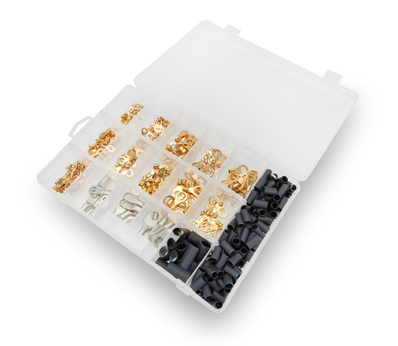 QUICKCAR RACING PRODUCTS 57-499 Ring Terminal Assortment with Case