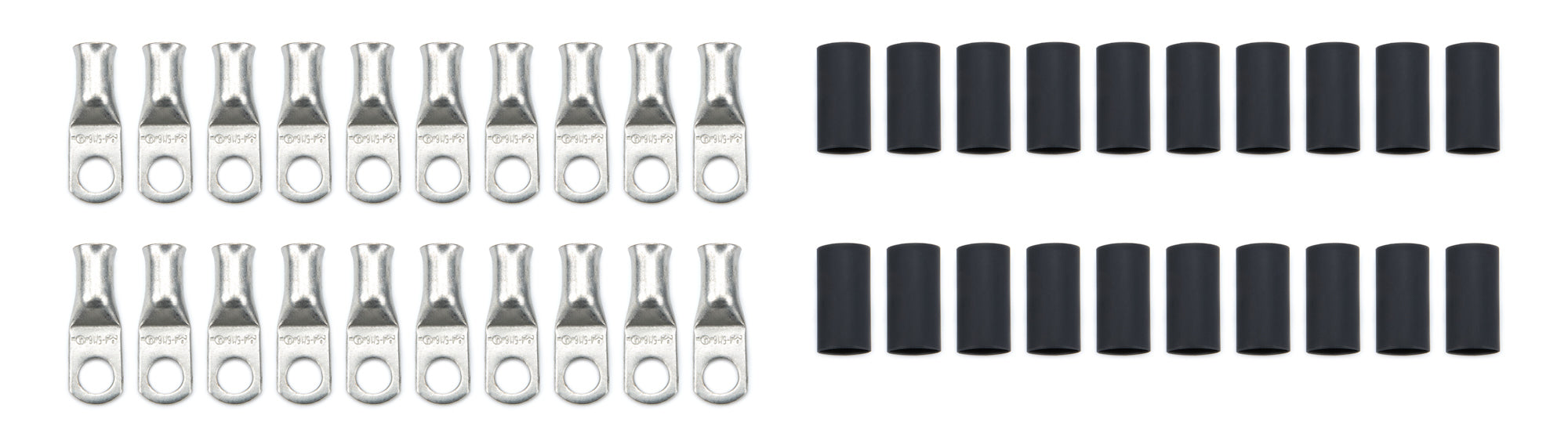 QUICKCAR RACING PRODUCTS 57-520-20 Ring Terminal 5/16in 4 Ga w/Heat Shrink 20pk
