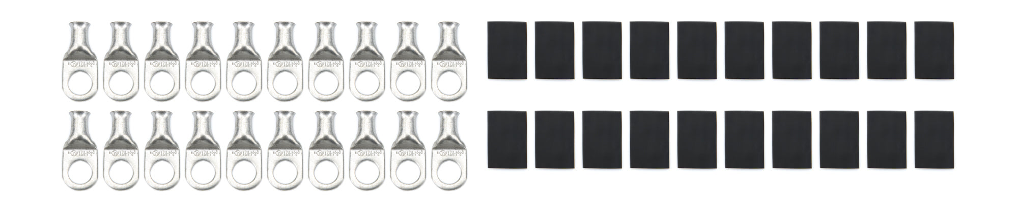 QUICKCAR RACING PRODUCTS 57-535-20 Ring Terminal 1/2in 4 Ga w/Heat Shrink 20pk