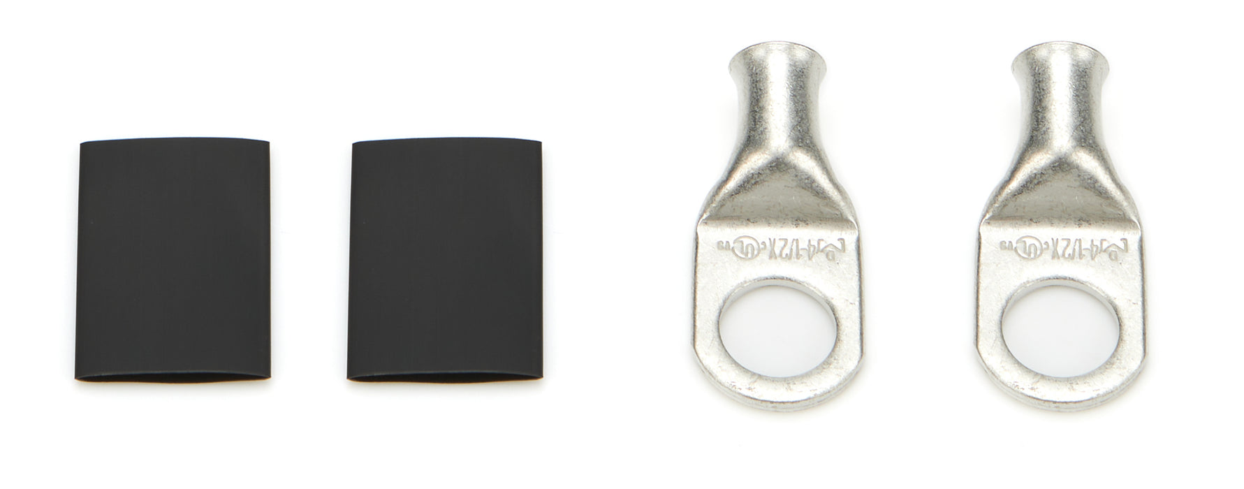 QUICKCAR RACING PRODUCTS 57-535 Power Ring 4 AWG 1/2in Hole Pair w/Heat Shrink