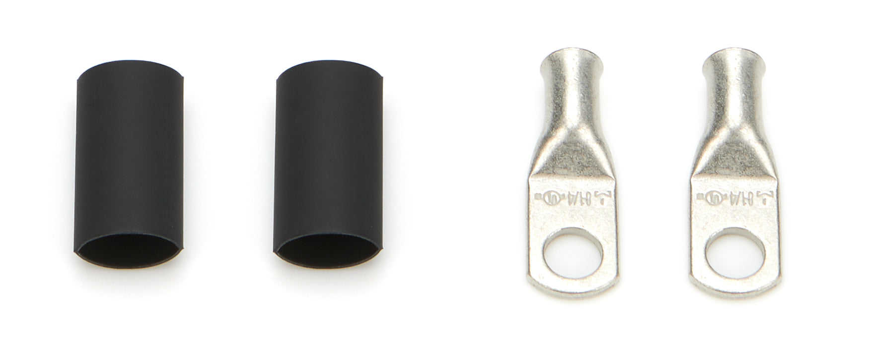QUICKCAR RACING PRODUCTS 57-570 Power Ring 8 AWG 1/4in Hole Pair w/Heat Shrink