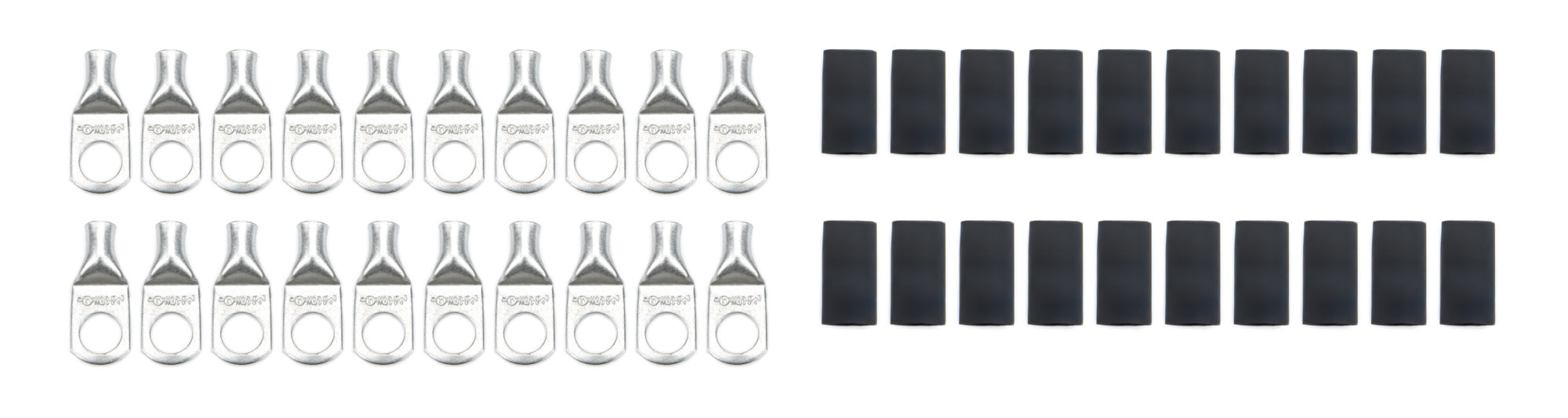 QUICKCAR RACING PRODUCTS 57-572-20 Ring Terminal 3/8in 8 Ga w/Heat Shrink 20pk