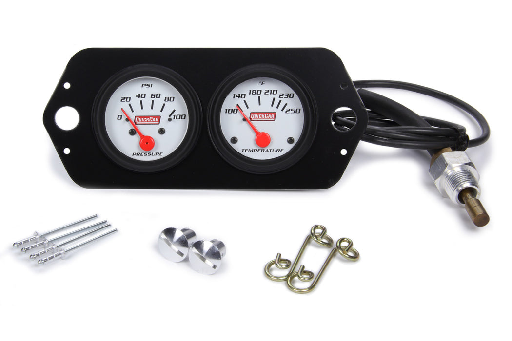 QUICKCAR RACING PRODUCTS 61-2204 Gauge Panel 2in Open Wheel