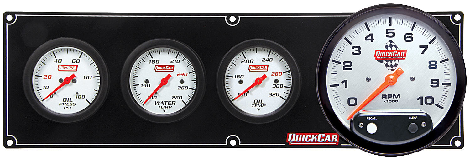 QUICKCAR RACING PRODUCTS 61-7741 Extreme 3-1 OP/WT/OT w/ 5in Tach