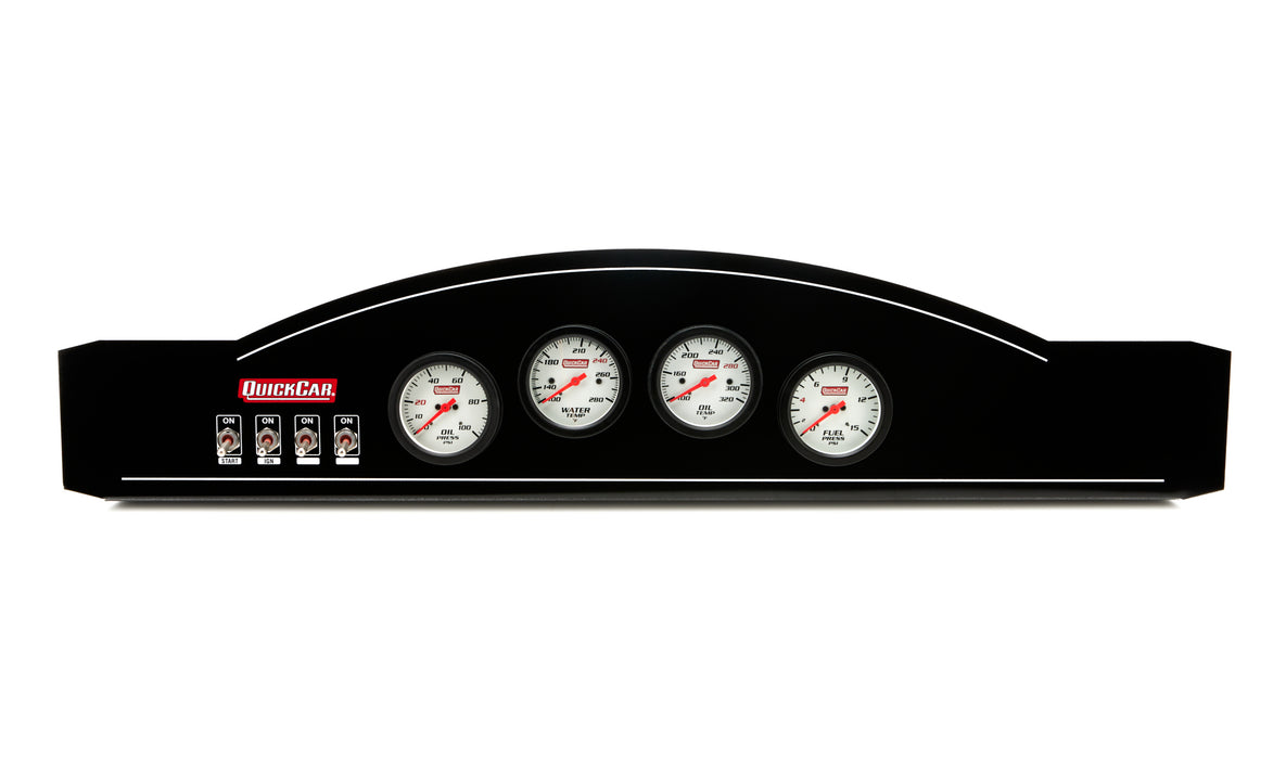 QUICKCAR RACING PRODUCTS 61-821-031 Dash Panel Ext OP/WT/ OT/FP Single Ign