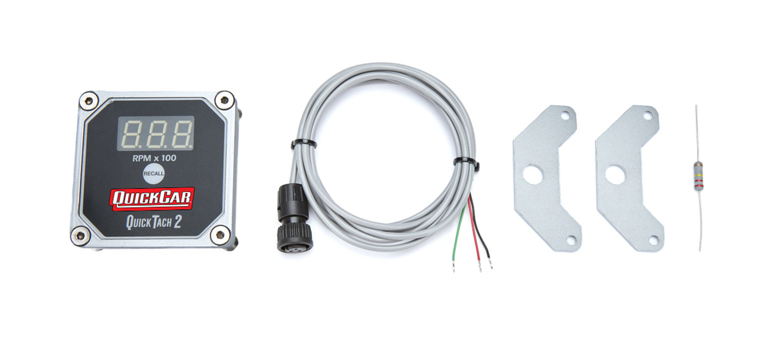 QUICKCAR RACING PRODUCTS 611-102 QuickCar QuickTach 2 LED Tachometer