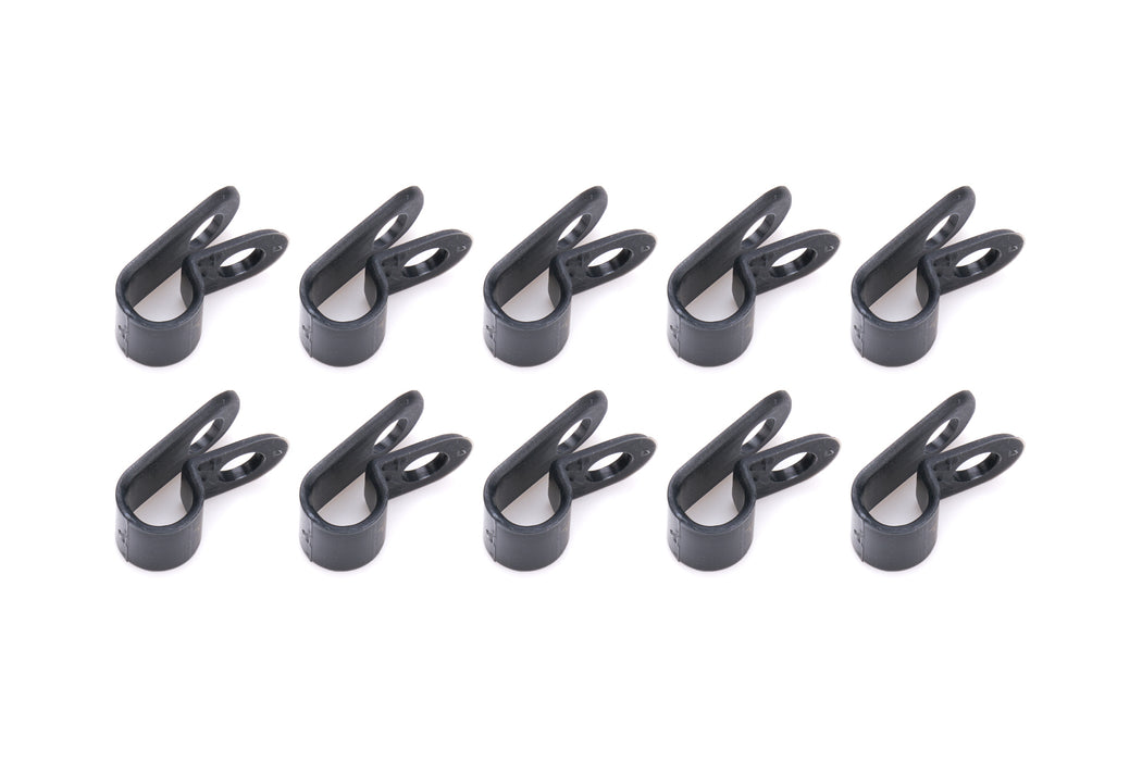 QUICKCAR RACING PRODUCTS 66-810 Adel Line Clamps Nylon 1/4in 10pk