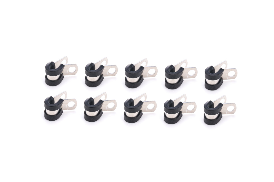 QUICKCAR RACING PRODUCTS 66-830 Adel Line Clamps Alum 1/4in 10pk