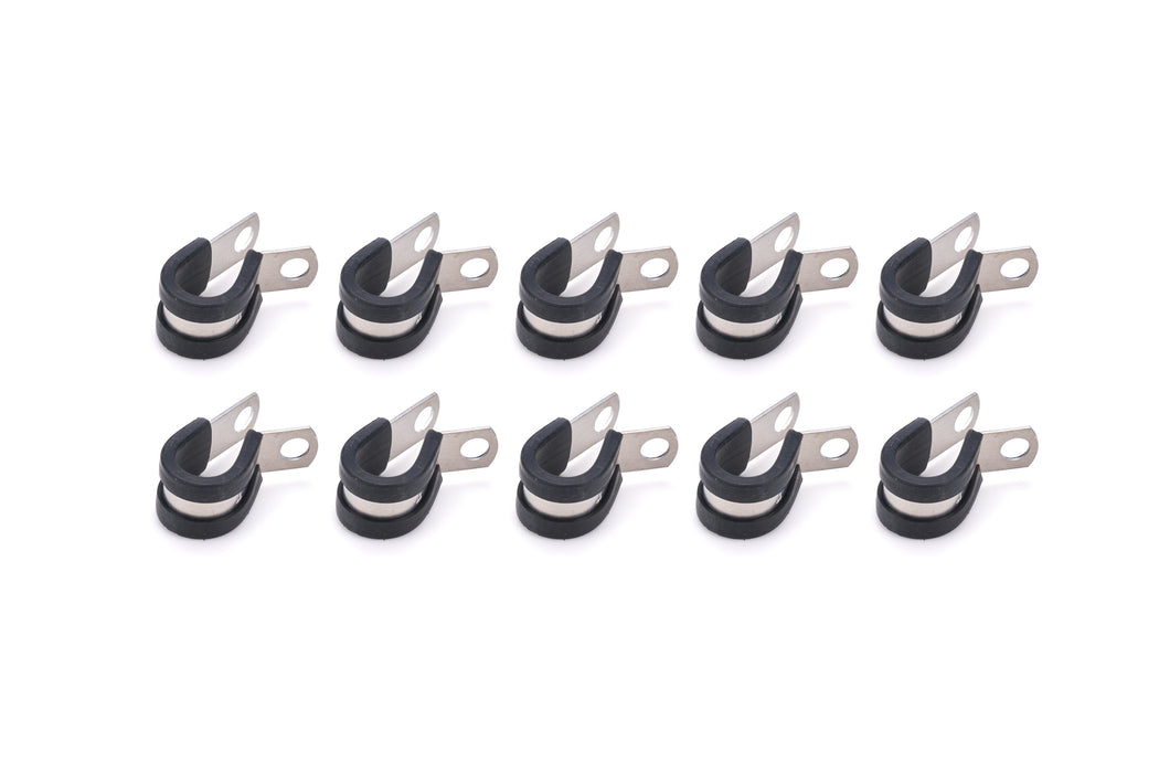 QUICKCAR RACING PRODUCTS 66-834 Adel Line Clamps Alum 1/2in 10pk