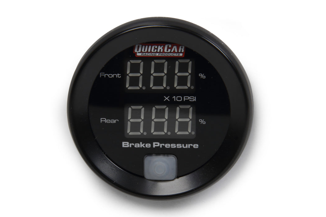 QUICKCAR RACING PRODUCTS 67-101 Brake Bias Digital Gauge w/ Senders