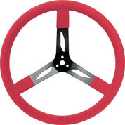QUICKCAR RACING PRODUCTS 68-0041 17in Steering Wheel Steel Red